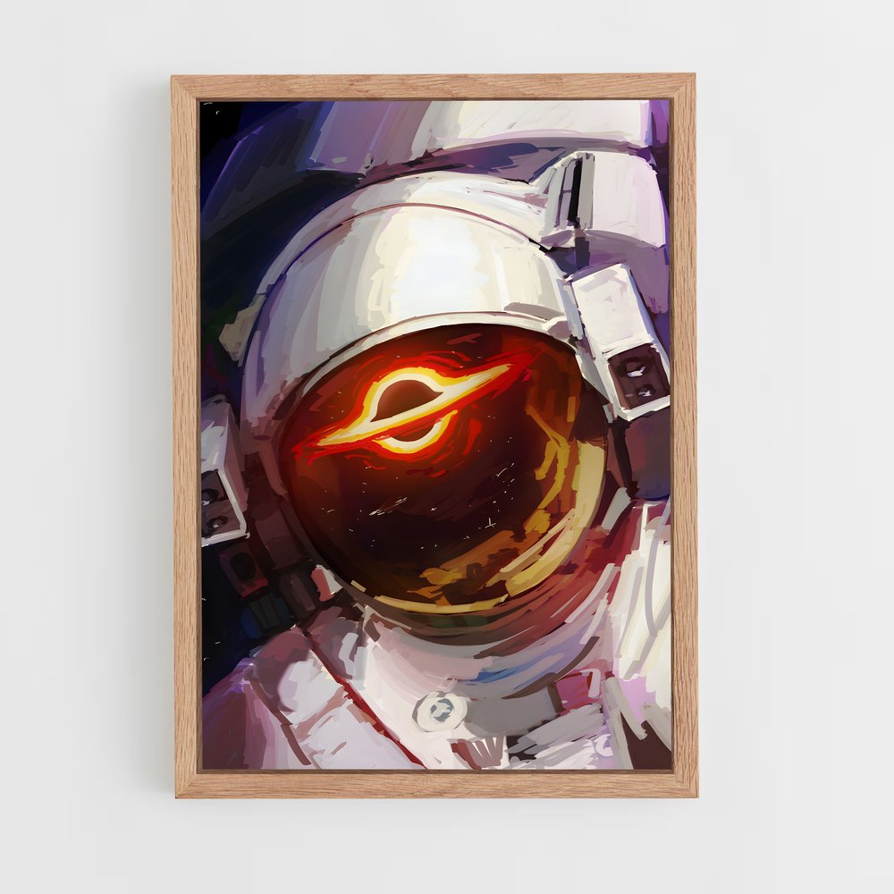 Poster Œil Rouge de l'Univers – affiche Art spatial (vue 4)
